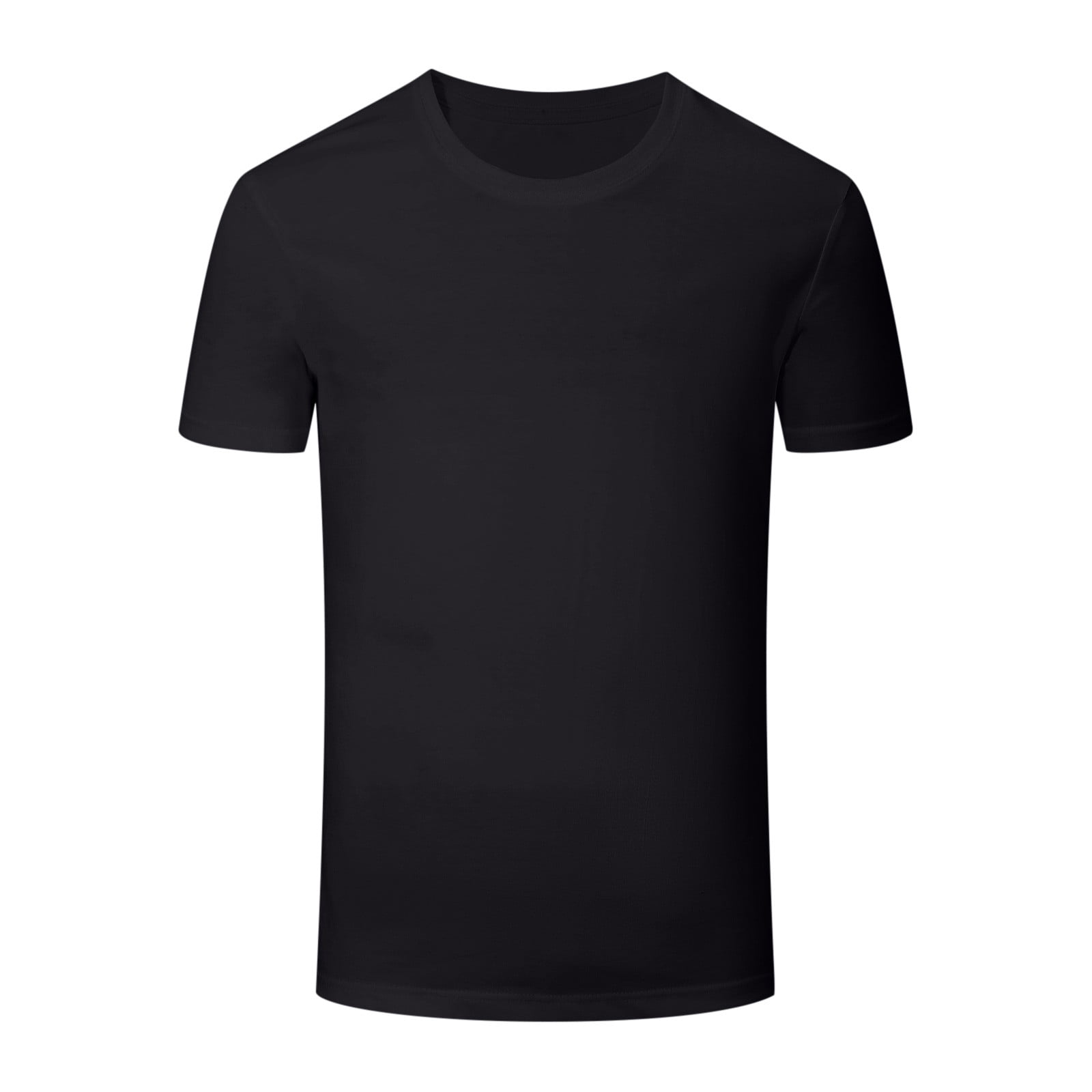 Zodggu Fashion Men s T Shirts Summer Cozy Clothes Solid Color Shirt Classic Staple Shirts for Men Waterproof And Antifouling Tops Crewneck Pullover