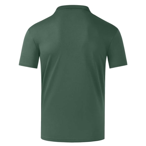 Zodggu Summer Womens Tunic Collared Shirts 2023 Sales Buttons Tees Sports Active Quick Dry Moisture Wicking Tops Drop Sleeve Short Sleeve Womens Tops Solid Color Shirts Army Green XXXXL