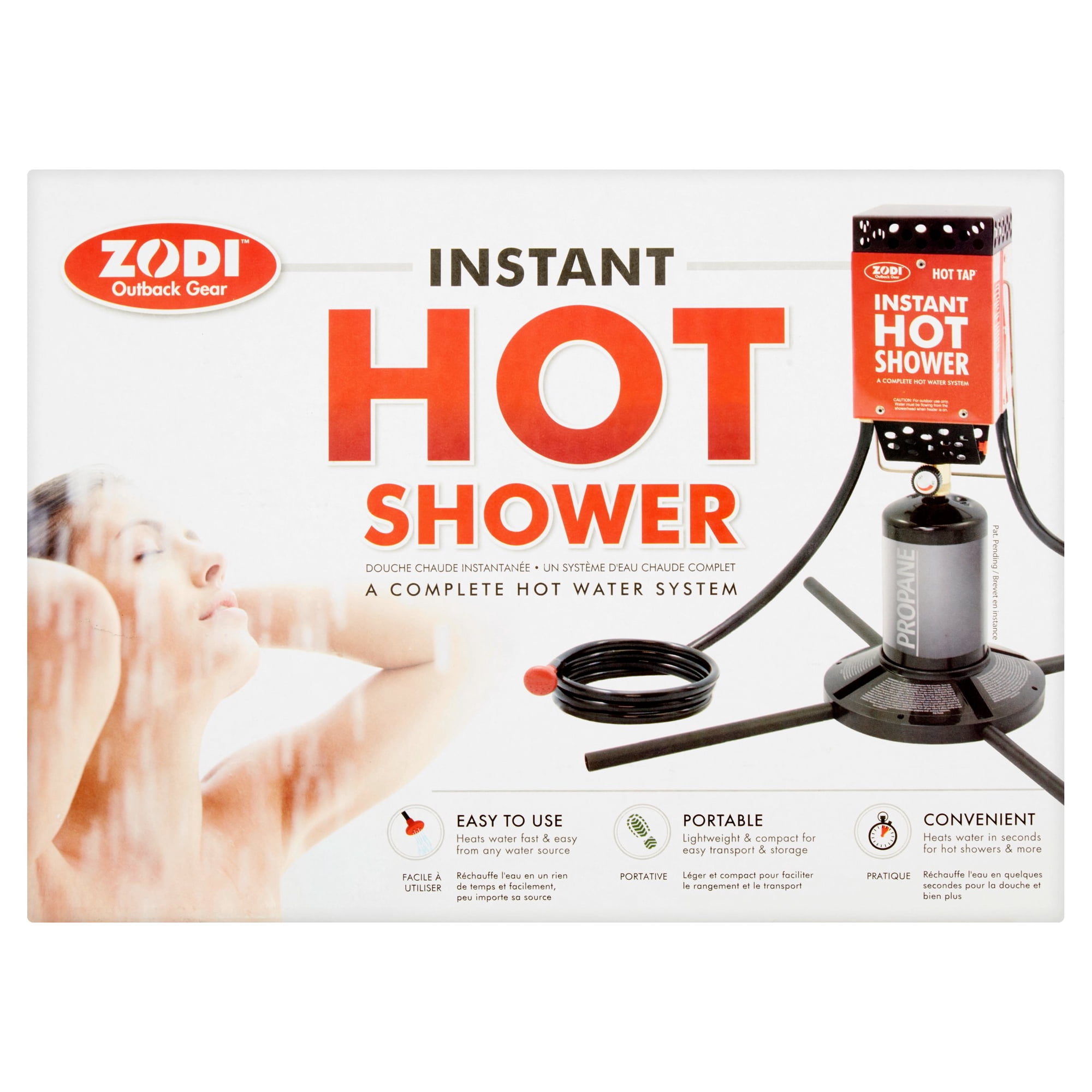Zodi Outback Gear Instant Hot Shower - Walmart.com