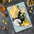 thumbnail image 1 of Zodiac Aquarius Cutting Board, Horoscope Chart with 12 Signs Planets Sun Moon, Decorative Tempered Glass Cutting and Serving Board, Small Size, Sand Brown and Black, by Ambesonne, 1 of 1