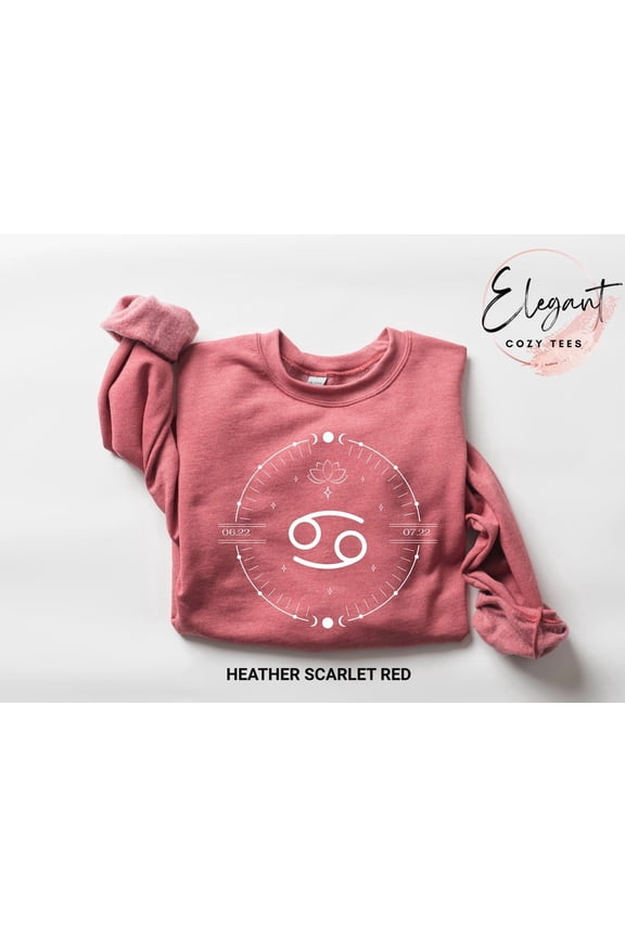 Zodiac Cancer Sweatshirt, Trendy Cancer Zodiac Sign Shirt, Womens Horoscope Tee Shirt, Unisex Astrology Apparel, Cute Oversized Cancer Shirt Sweatshirt All Size S-5XL