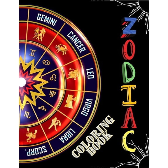 Zodiac Coloring Book, (Paperback)