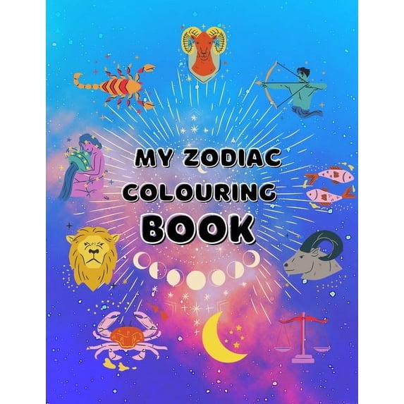 Zodiac Colouring Book (Paperback)