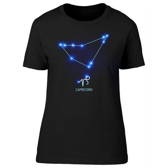 Zodiac Constellation: Capricorn T-Shirt Women -Image by Shutterstock, XX-Large