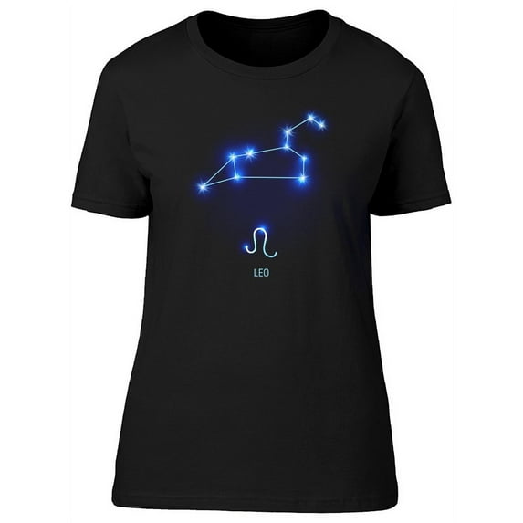 Zodiac Constellation: Leo T-Shirt Women -Image by Shutterstock, Medium