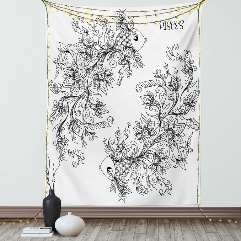 Pisces wall tapestry best sale