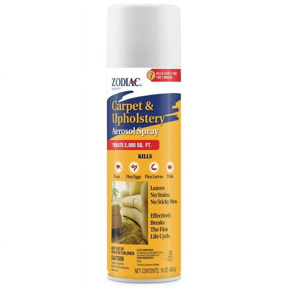 Zodiac Carpet & Upholstery Aerosol Flea Spray - 16 oz