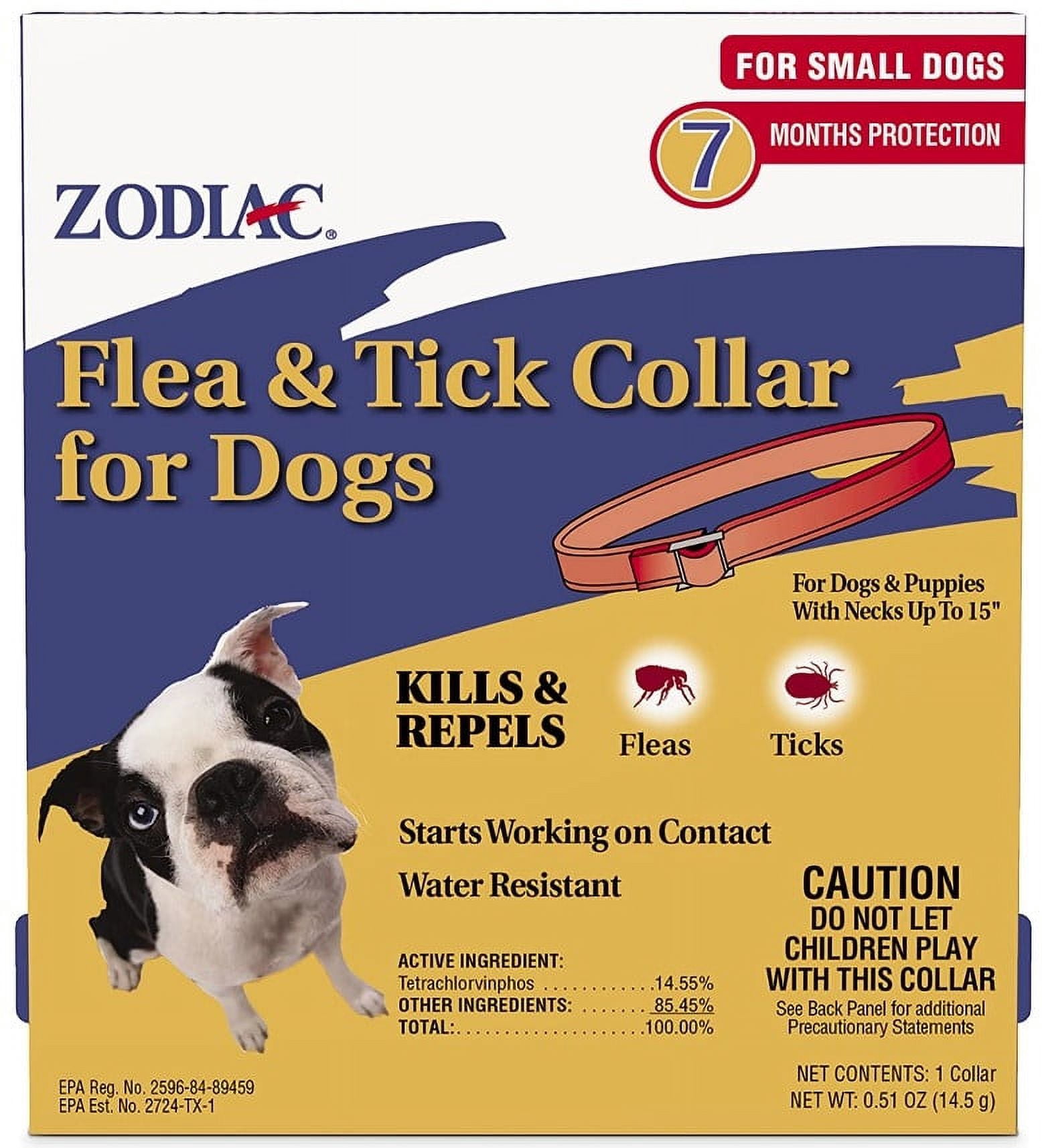 Zodiac Flea and Tick Collar for Small Dogs 1 count