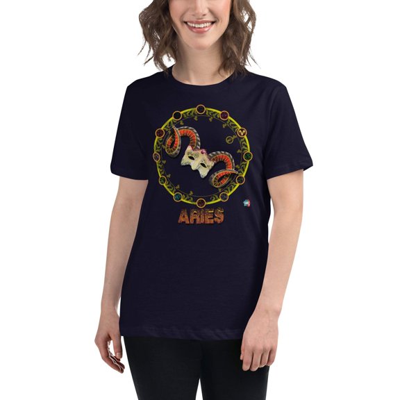 Zodiac Goddess Aries Women's graphic t-shirt