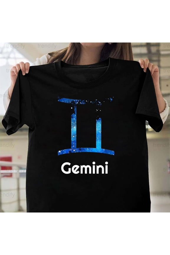 Zodiac Horoscope Gift Constellation Star Gemini And Dk Gift, H6034 Unisex T-Shirt, Up to 5XL Available