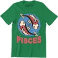 thumbnail image 1 of Zodiac Horoscope Water Pisces Sand Fish Astrological Sign Men's T-Shirt, 1 of 4