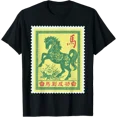 thumbnail image 1 of Zodiac Horse 2026 Lunar Stamp T-Shirt All Size S-5Xl, 1 of 4