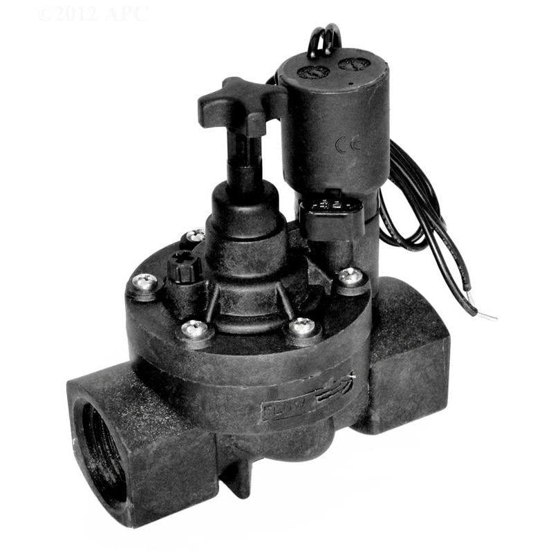 Zodiac SOL100 1-Inch Black Plastic Solenoid Valve with Flow Control ...