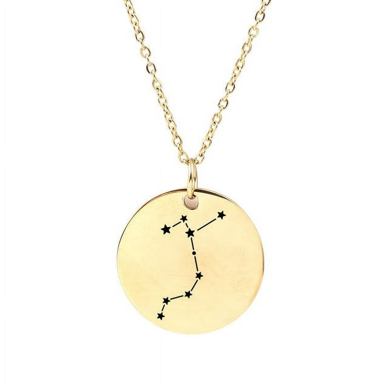 Gift for Teenage Girl, Horoscope Capricorn Charm Necklace
