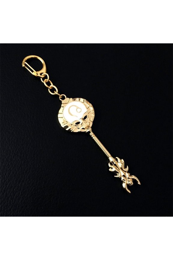 Zodiac Keychain: Creative Fashion Alloy Key Ring Featuring Twelve Constellations, 8.8cm Length