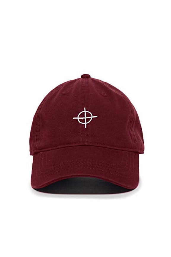 Zodiac Killer Sign Baseball Cap Embroidered Cotton Adjustable Dad Hat Burgundy