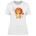thumbnail image 1 of Zodiac Lion  T-Shirt Women -Image by Shutterstock, Female Large, 1 of 2