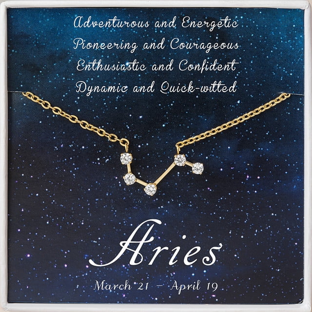 Zodiac Necklace - Cancer Zodiac - Leo Necklace - Scorpio Necklace - Aries Necklace - Taurus Necklace - Gemini Necklace -Zodiac Necklace Gold