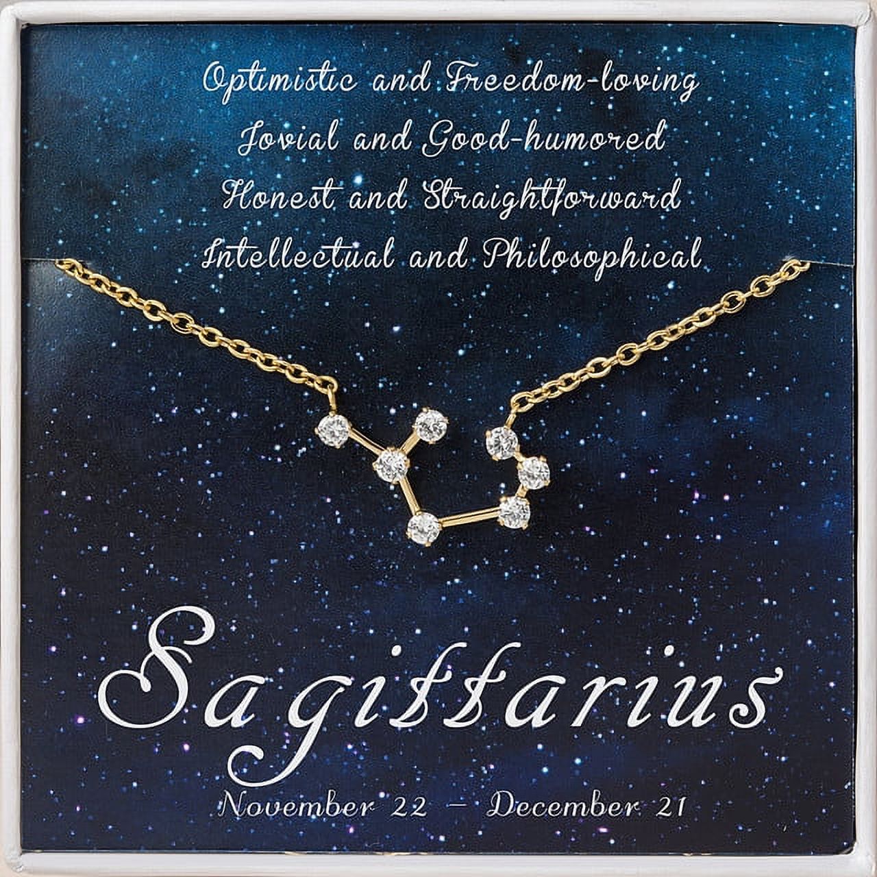 Zodiac Necklace - Cancer Zodiac - Leo Necklace - Scorpio Necklace - Aries Necklace - Taurus Necklace - Gemini Necklace -Zodiac Necklace Gold