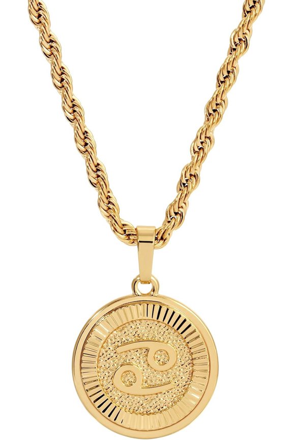 Zodiac Necklace & Pendant - Gold Necklace for Women & Men, Tarnish & Water Resistant, Birthday Gifts for Women & Men
