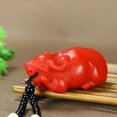 thumbnail image 1 of Zodiac Ox Figurine Lucky Amulet Unisex Handheld Pendant Chinese New Year Gift Home Decor Ornament for Good Fortune, 1 of 8