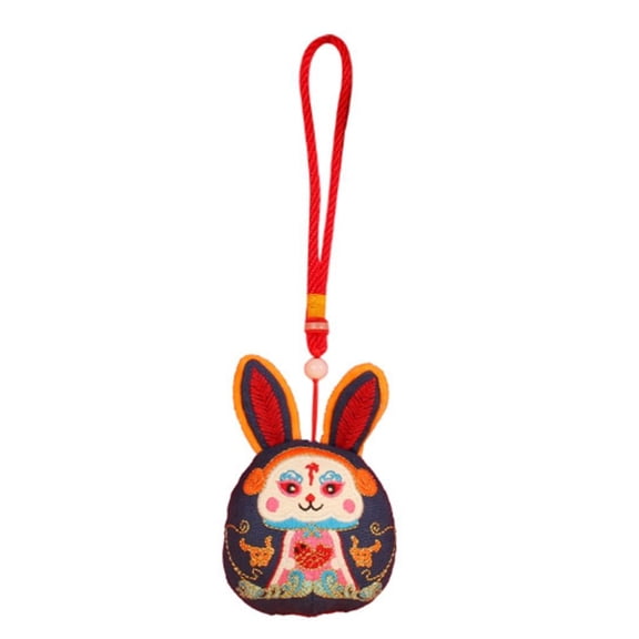 Zodiac Rabbit Plush Toy Chinese Style New Year Mascot Rabbit Bunny Dolls Toy