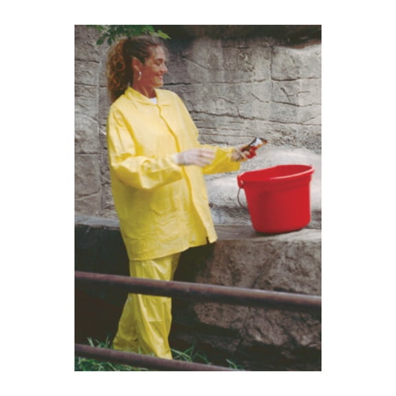Zodiac Rainsuits - zodiac .10mm single ply pvc suit 3 pc yellow