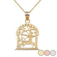 thumbnail image 1 of Zodiac Sagittarius Pendant Necklace in Solid Gold (Yellow/Rose/White) - Rose Gold, 10K, Pendant with 20" chain, 1 of 1