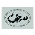 thumbnail image 1 of Zodiac Scorpio Cutting Board, Circular Astrological Chart with Abstract Animal in the Middle with Stars, Decorative Tempered Glass Cutting and Serving Board, Small Size, Multicolor, by Ambesonne, 1 of 1