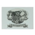 thumbnail image 1 of Zodiac Scorpio Cutting Board, Human Skeleton Sugar Skull Design Dead Woman with Flowers Vintage, Decorative Tempered Glass Cutting and Serving Board, Small Size, Beige Black White, by Ambesonne, 1 of 1