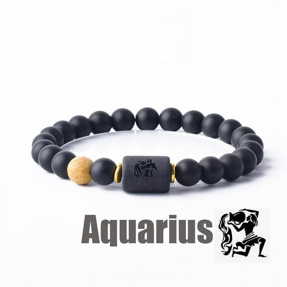 Zodiac Sign Bracelet Homme 12 Constellation Bangles Men Gemini Virgo Leo Libra Bracelet Women Friendship Gift Bracelet on Hand LJQ