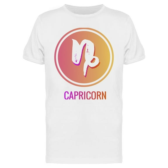Zodiac Sign Capricorn Symbol Tee Men's -Image by Shutterstock