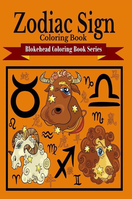 Zodiac Sign Coloring Book (Paperback)(Large Print) - Walmart.com