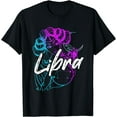 thumbnail image 1 of Zodiac Sign Libra Beautiful Girl Born In October September T-Shirt, 1 of 3