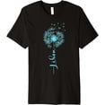 thumbnail image 1 of Zodiac Sign Libra Dandelion Slogan Premium T-Shirt, 1 of 4