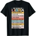thumbnail image 1 of Zodiac Sign Libra Zodiac Constellation Horoscope T-Shirt men and women can wear, black, white, gifts., 1 of 7