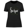 thumbnail image 1 of Zodiac Sign Scorpio Lettering Tee Women's -Image by Shutterstock, 1 of 2