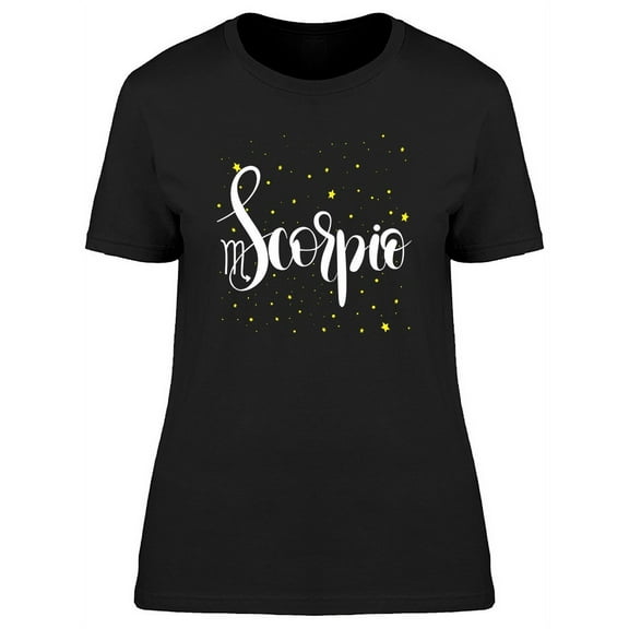 Zodiac Sign Scorpio Lettering Tee Women's -Image by Shutterstock