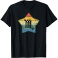 thumbnail image 1 of Zodiac Sign Scorpio - Symbol without Text as Vintage Star T-Shirt men and women can wear, black, white, gifts, 1 of 4