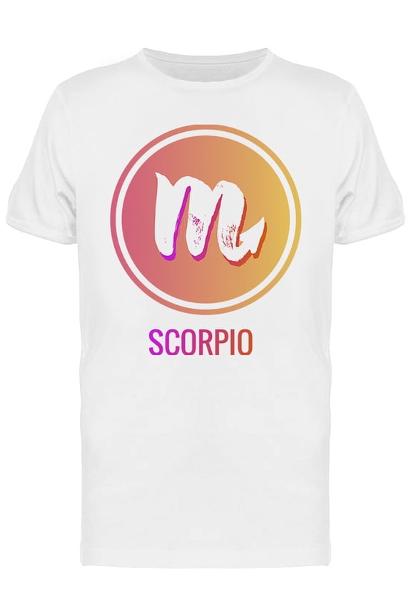 Zodiac Sign Scorpio Symbols Tee Men's -Image by Shutterstock