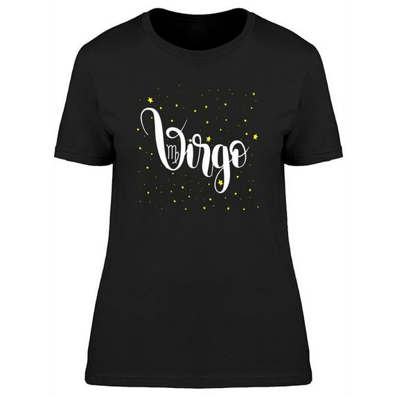 Zodiac Sign Virgo Lettering Tee Women's -Image by Shutterstock