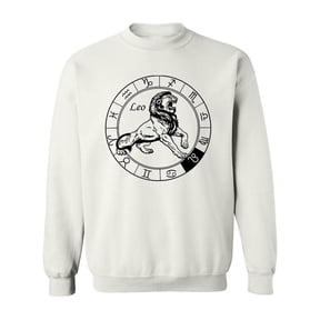 Zodiac Sign-leo Sweatshirt Men -Image by Shutterstock, Male XX-Large