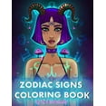 thumbnail image 1 of Zodiac Signs Coloring Book: an adult coloring book, (Paperback), 1 of 1