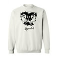 thumbnail image 1 of Zodiac Signs Gemini. Sweatshirt Women -Image by Shutterstock, Female 5X-Large, 1 of 4