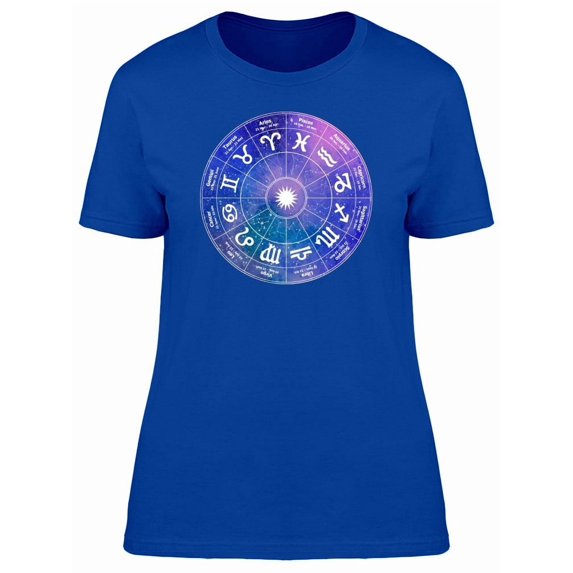 Zodiac Signs Map Tee Women's -Image by Shutterstock