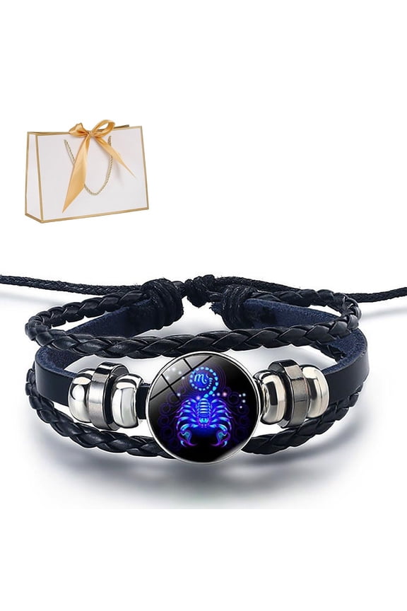 Zodiac Signs Spirit Bracelet, Spiriletta Pulseras Amuleto Espiritual, Spiritual Bracelets, Zodiac Jewelry for Constellation Lover, Birthday Jewelry Gifts for Women/Men