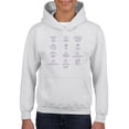 thumbnail image 1 of Zodiac Smiley Signs - Astrological Horoscope Emoji Youth's Hoodie, 1 of 4