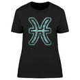 thumbnail image 1 of Zodiac Symbol Sign Of Fish Tee Women's -Image by Shutterstock, 1 of 2
