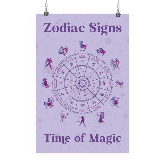 Zodiac Time Of Magic Art Poster - Smartprints Designs,