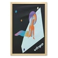 thumbnail image 1 of Zodiac Virgo Wall Art with Frame, Stars and Theme Abstract Woman Day and Night Concept, Printed Fabric Poster for Bathroom Living Room Dorms, 23" x 35", Multicolor, by Ambesonne, 1 of 2
